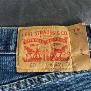 Men’s Levi 501 Straight Jeans